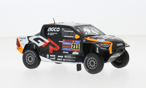 Toyota GR DKR Hilux Evo T1U No.211 Rally Dakar 2025 Henk/Brett - 1:43